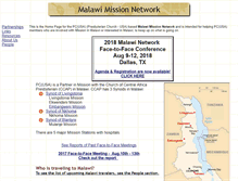 Tablet Screenshot of malawinetwork.org
